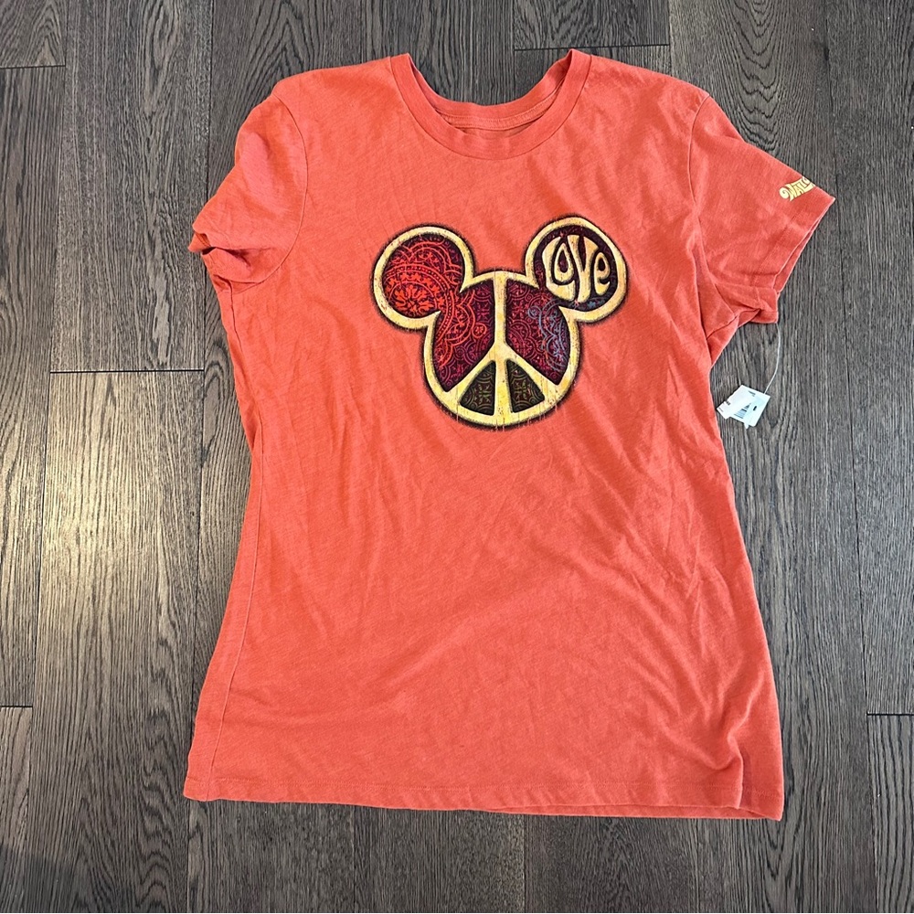 Disney Orange Graphic T-Shirt